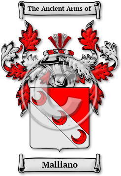 Malliano Family Crest Download (jpg) Legacy Series - 150 DPI