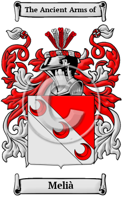 Melià Family Crest Download (JPG) Heritage Series - 300 DPI