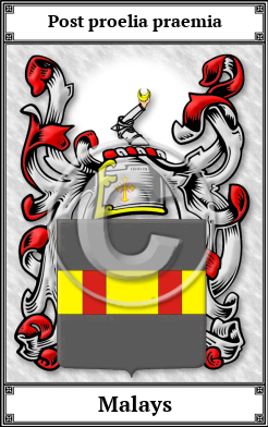 Malays Family Crest Download (JPG)  Book Plated - 150 DPI