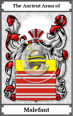 Malefant Family Crest Download (JPG)  Book Plated - 150 DPI