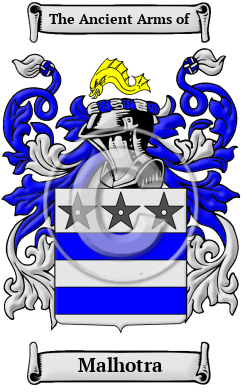 Malhotra Family Crest/Coat of Arms