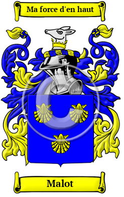 Malot Family Crest/Coat of Arms