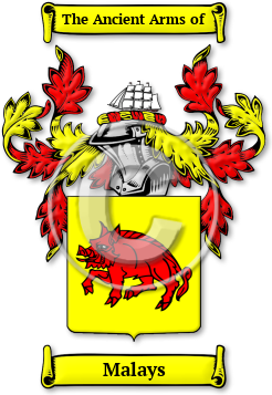 Malays Family Crest Download (jpg) Legacy Series - 150 DPI