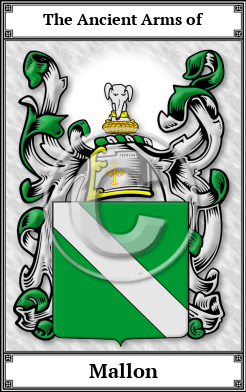 Mallon Family Crest Download (JPG)  Book Plated - 150 DPI