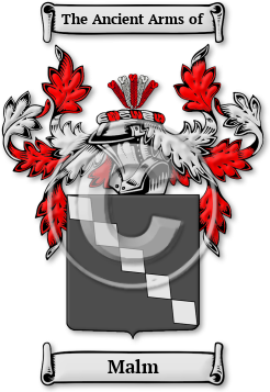 Malm Family Crest Download (jpg) Legacy Series - 150 DPI