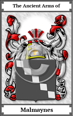 Malmaynes Family Crest Download (JPG)  Book Plated - 150 DPI