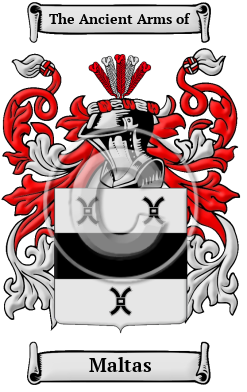 Maltas Family Crest Download (JPG) Heritage Series - 300 DPI