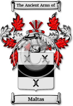 Maltas Family Crest Download (jpg) Legacy Series - 150 DPI
