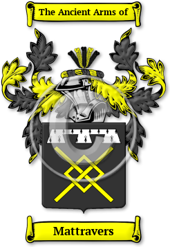 Mattravers Family Crest Download (jpg) Legacy Series - 150 DPI