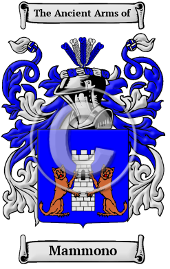 Mammono Family Crest/Coat of Arms
