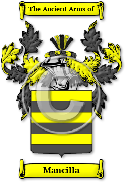 Mancilla Family Crest Download (jpg) Legacy Series - 150 DPI