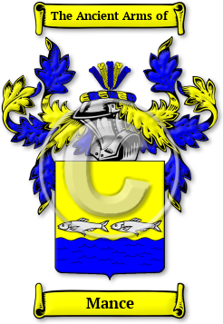 Mance Family Crest Download (jpg) Legacy Series - 150 DPI
