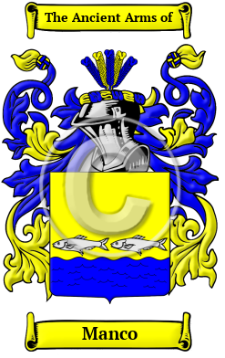 Manco Family Crest Download (JPG) Heritage Series - 600 DPI