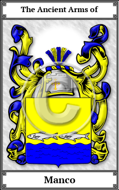 Manco Family Crest Download (JPG)  Book Plated - 150 DPI