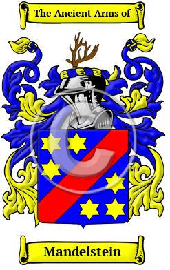 Mandelstein Family Crest/Coat of Arms