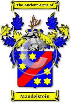 Mandelstein Family Crest Download (jpg) Legacy Series - 150 DPI