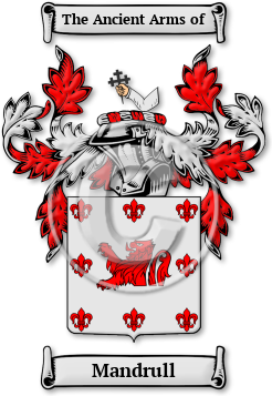 Mandrull Family Crest Download (jpg) Legacy Series - 150 DPI