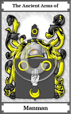 Manman Family Crest Download (JPG)  Book Plated - 150 DPI