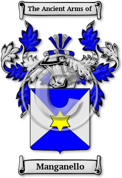 Manganello Family Crest Download (JPG) Legacy Series - 600 DPI