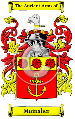 Mainsher Family Crest Download (JPG) Heritage Series - 600 DPI