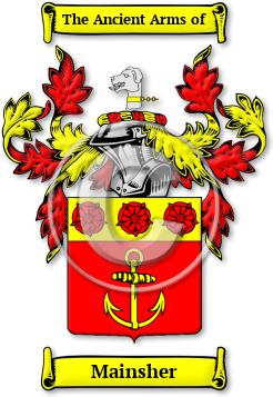 Mainsher Family Crest Download (jpg) Legacy Series - 150 DPI