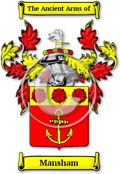 Mansham Family Crest Download (jpg) Legacy Series - 150 DPI