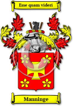 Manninge Family Crest Download (JPG) Legacy Series - 600 DPI