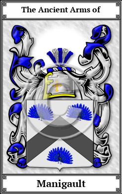 Manigault Family Crest Download (JPG)  Book Plated - 150 DPI