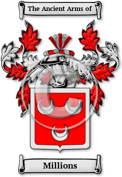 Millions Family Crest Download (jpg) Legacy Series - 150 DPI