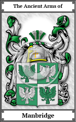 Manbridge Family Crest Download (JPG) Book Plated - 600 DPI