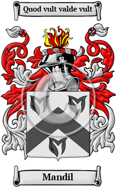 Mandil Family Crest/Coat of Arms