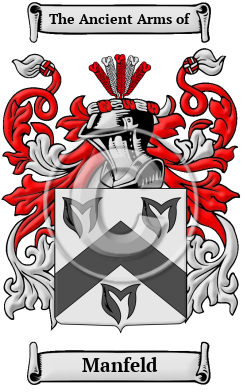 Manfeld Family Crest Download (JPG) Heritage Series - 600 DPI