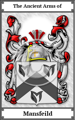 Mansfeild Family Crest Download (JPG)  Book Plated - 150 DPI