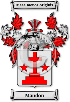Mandon Family Crest Download (JPG) Legacy Series - 300 DPI