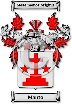 Manto Family Crest Download (jpg) Legacy Series - 150 DPI