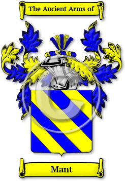 Mant Family Crest Download (jpg) Legacy Series - 150 DPI