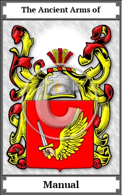 Manual Family Crest Download (JPG)  Book Plated - 150 DPI