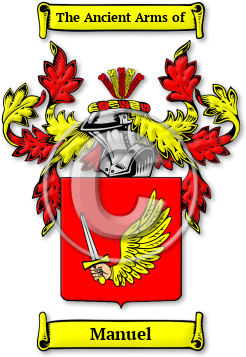 Manuel Family Crest Download (jpg) Legacy Series - 150 DPI