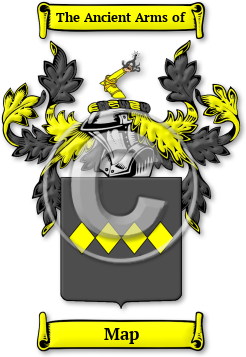 Map Family Crest Download (jpg) Legacy Series - 150 DPI