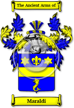 Maraldi Family Crest Download (jpg) Legacy Series - 150 DPI