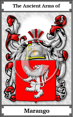 Marango Family Crest Download (JPG) Book Plated - 600 DPI