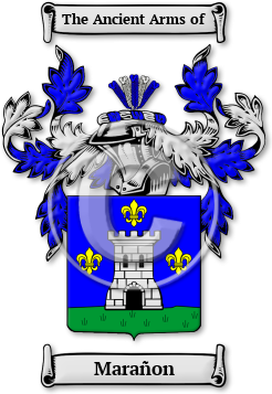 Marañon Family Crest Download (JPG) Legacy Series - 600 DPI