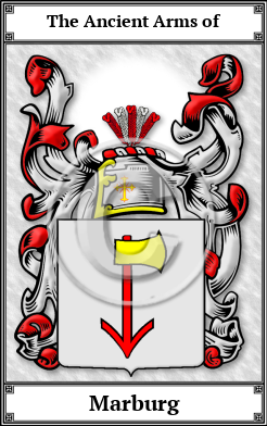 Marburg Family Crest Download (JPG)  Book Plated - 150 DPI