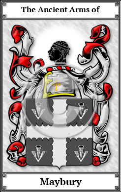 Maybury Family Crest Download (JPG)  Book Plated - 150 DPI