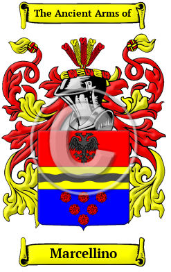 Marcellino Family Crest Download (JPG) Heritage Series - 600 DPI