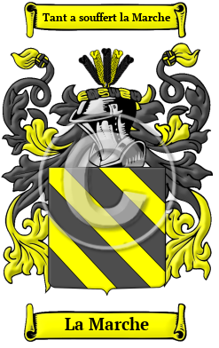 La Marche Family Crest/Coat of Arms