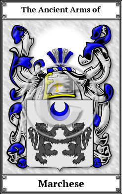 Marchese Family Crest Download (JPG)  Book Plated - 150 DPI