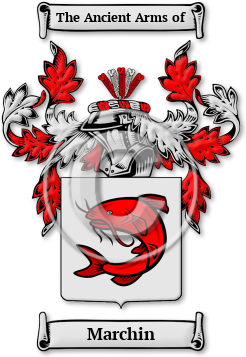 Marchin Family Crest Download (jpg) Legacy Series - 150 DPI