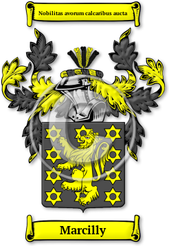 Marcilly Family Crest Download (JPG) Legacy Series - 600 DPI