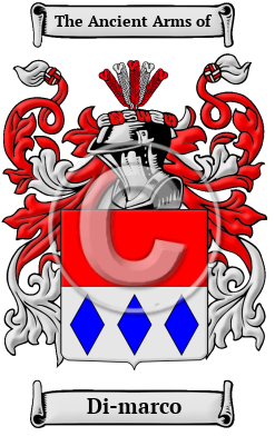 Di-marco Family Crest Download (JPG) Heritage Series - 300 DPI